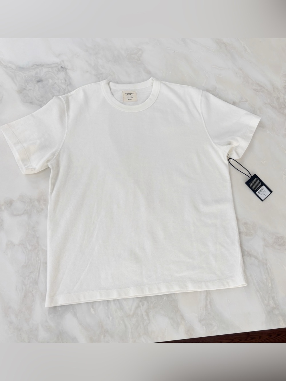 Buck Mason Field-Spec Heavy Short Sleeve T-Shirt Tee Men’s Size XL New White